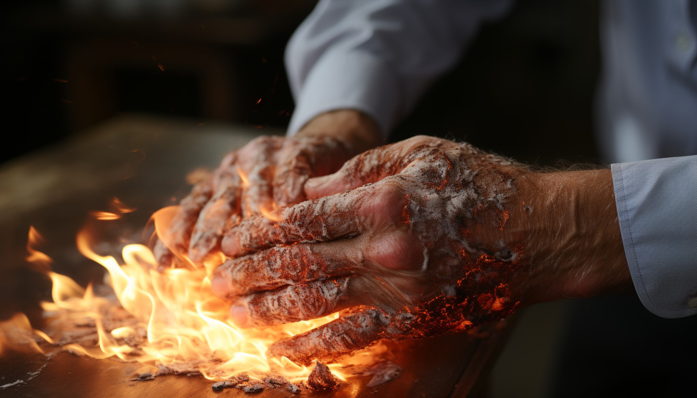 What quick care to apply in case of burns